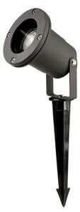 Faro Esterno Moderno Caleb Alluminio Nero 1 Luce Gu10 Ip65