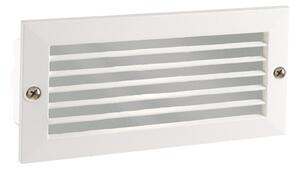 Plafoniera Esterno Contemporanea Peyton Pc Bianco Griglia 1 Luce E27 Ip54