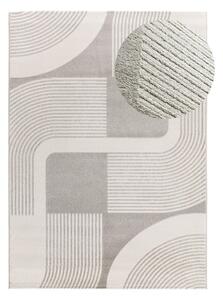 Tappeto grigio chiaro/avorio 80x150 cm Flora – Universal