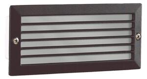 Segnapassi Contemporaneo Peyton Pc Nero Griglia 1 Luce E27 Ip54