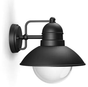 Applique Esterno Nordica Urban Alluminio Nero Bianco 1 Luce E27 Ip44