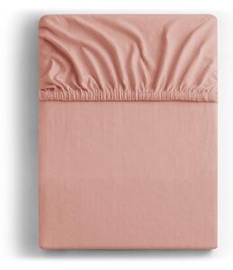 Lenzuolo con angoli color pesca in jersey 240x220 cm Amber – Restilo