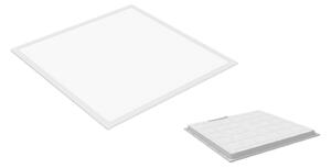 Pannello Moderno Zane Metallo Bianco Led Integrato 40W Ip20 Dimmerabile
