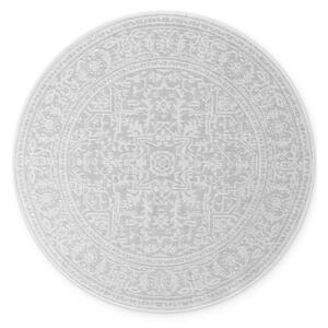 Tappeto da interno/esterno rotondo grigio/avorio ø 160 cm Duet Kona – NORTHRUGS