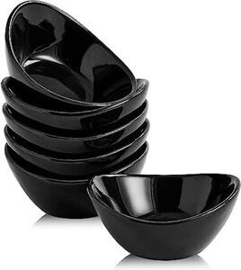 Set per tapas in plastica nera