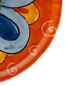 Piatto pizza decorato in porcellana collezione speciale diametro 33 cm Infinito