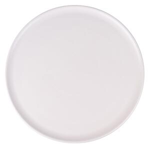 Piatto pizza colorato in ceramica con finitura satinato bianco nero diametro 32 cm Colours