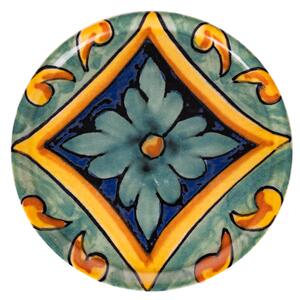 Piatto pizza decorato in porcellana collezione speciale diametro 33 cm Infinito