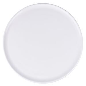 Piatto pizza colorato in ceramica con finitura lucida bianco e nero diametro 32 cm Colours