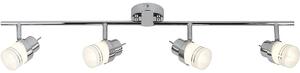 Heda LED 5W DE4/DREHB. Tubo spot, a 4 fiamme, ruotabile; G36832/77