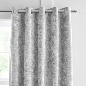 Tende in set grigie in velluto 2 pz 229x229 cm Crushed Velvet – Catherine Lansfield