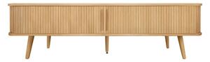 Mobile TV di colore naturale con effetto rovere 178x50x40 cm Rove – Woodman