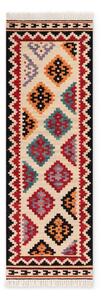 Passatoia rossa in lana reversibile/tessuta a mano 60x190 cm Kamal Kian – Nouristan