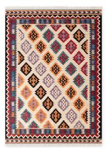 Tappeto rosso in lana reversibile/tessuto a mano 120x170 cm Kamal Kian – Nouristan