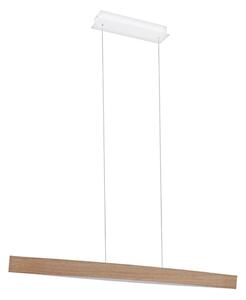 Eglo 93342 - lampada a sospensione LED FORNES LED/24W/230V rovere