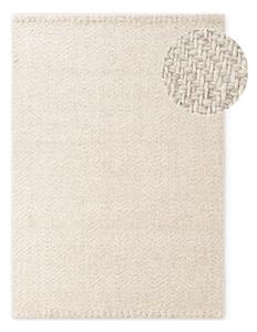 Tappeto color crema e avorio in misto lana tessuto a mano 120x170 cm Majoli – Elle Decoration