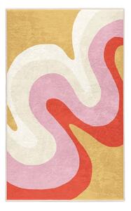 Tappeto giallo e rosa lavabile 60x100 cm Raspberry Creamsicle – Mila Home