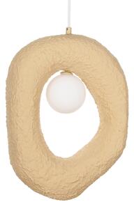 Brilagi - Lampada a sospensione con cavo WABI SABI 1xE27/40W/230V colore crema