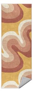 Passatoia giallo ocra e rosa polveroso lavabile 60x230 cm Strawberry Creamsicle – Mila Home