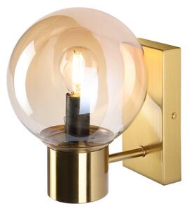 Lampada da parete SFERIO 1xE14/5W/230V ottone/beige fumé