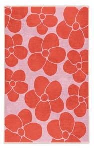 Tappeto rosso e rosa lavabile 160x230 cm Poppy Fields – Mila Home