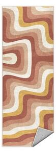 Passatoia giallo ocra e rosa polveroso lavabile 60x230 cm Creamy Strawberry Swirl – Mila Home