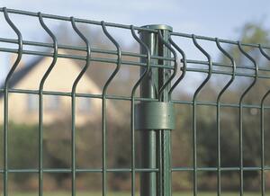 Pali per pannelli da recinzione BEKAFOR con cappuccio protettivo - green 70cm