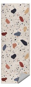 Passatoia color crema lavabile 80x200 cm Cracked Terrazzo – Mila Home