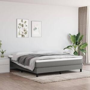 Materasso a molle insacchettate, supporto medio, tessuto grigio scuro, dimensioni 183x213x20 cm