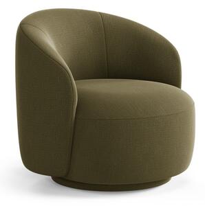 Poltrona verde girevole Letizia – Micadoni
