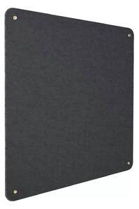 Pannello Fonoassorbente da Parete con Fori 70x70 cm Kit di 4 distanziali Coprivite Gold Finitura Antracite