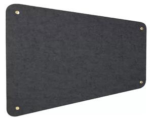 Pannello Fonoassorbente da Parete con Fori 150x50 cm Kit di 4 distanziali Coprivite Gold Finitura Antracite