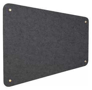 Pannello Fonoassorbente da Parete con Fori 120x50 cm Kit di 4 distanziali Coprivite Gold Finitura Antracite