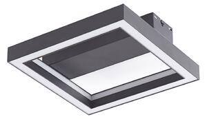 Lucande Smart LED plafoniera Tjado, 30 cm, nero, RGBW