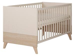 Lettino beige con altezza regolabile 70x140 cm Sidney – Roba