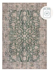 Tappeto verde lavabile 152x230 cm Beau Floral – Flair Rugs