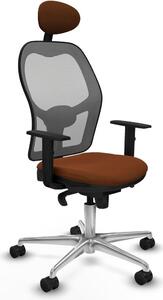Sedia da ufficio Piqueras y Crespo 1D086N1 Marrone Grigio