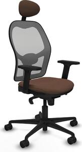 Sedia da ufficio con poggiatesta Piqueras y Crespo 2D036N1 Grigio Marrone scuro