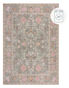 Tappeto verde chiaro lavabile 115x170 cm Una Floral – Flair Rugs