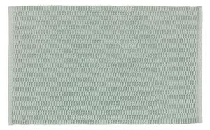 Tappeto antiscivolo rettangolare Mona in 100% cotone verde chiaro 50 x 80 cm