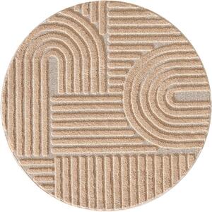 Tappeto rotondo rosa chiaro ø 200 cm Art 1121 – Ayyildiz Carpets