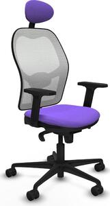 Sedia da ufficio con poggiatesta Piqueras y Crespo 2D036N1 Viola