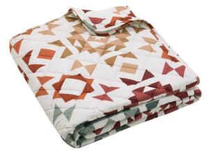 Copriletto beige con rivestimento trapuntato 220x230 cm Autumn Patchwork Geo – Catherine Lansfield