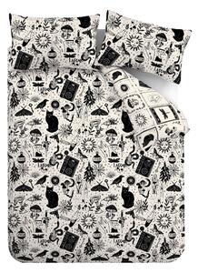 Set copripiumino e federa nero e beige per letto matrimoniale e per letto esteso 230x220 cm Enchanted Witchcraft – Catherine Lansfield