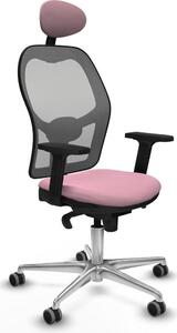 Sedia da ufficio con poggiatesta Piqueras y Crespo 2D086G1 Rosa