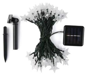 Brilagi - Catena decorativa solare a LED STARS 50xLED/8 funzioni 7m IP65 bianco caldo