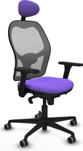 Sedia da ufficio con poggiatesta Piqueras y Crespo 3D036G1 Viola