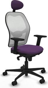 Sedia da ufficio con poggiatesta Piqueras y Crespo 2D036N1 Viola