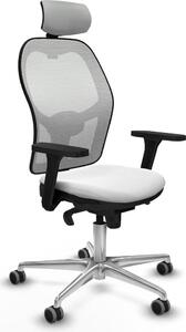 Sedia da ufficio con poggiatesta Piqueras y Crespo 3D086G2 Bianco