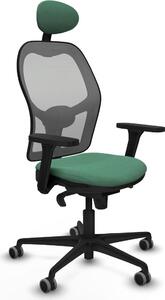 Sedia da ufficio con poggiatesta Piqueras y Crespo 3D036G1 Verde smeraldo